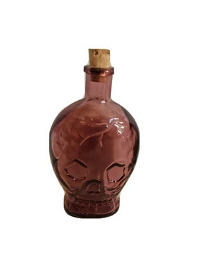 $29.99 • Buy Vintage 5.25  Amythest Skull Bottle Wheaton