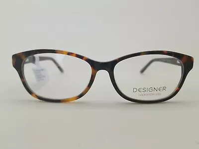 2 Units NEW Designer Eyeglasses Frames WT-FM13048 Brown Pattern 55-15-140 #376 • $84.91
