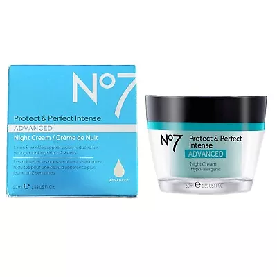 No7 Protect & Perfect Intense Advanced Night Cream 1.69 Oz • $26.99