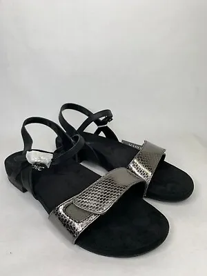 £78.49 • Buy Vionic Sondra Womens Sandals Black Size 10 Strap Orthaheel Leather 
