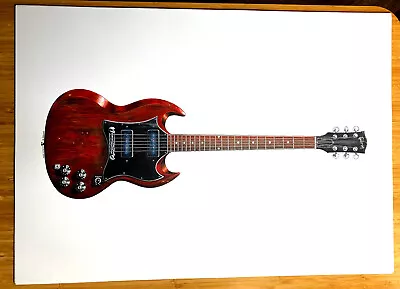 Original Illustration - Pete Townshend's Gibson SG Special • $287.51