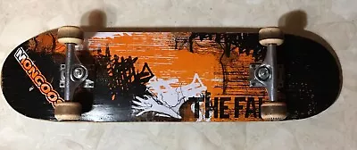 MONGOOSE Wooden Skateboard 31  Model: The Fall Graphic Used Complete With Wheels • $19