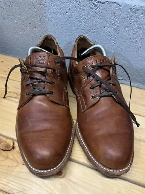 Vintage Johnson & Murphy Sz 10.5 D Lace Up Leather Waterproof Golf Shoes Men’s • $49.95