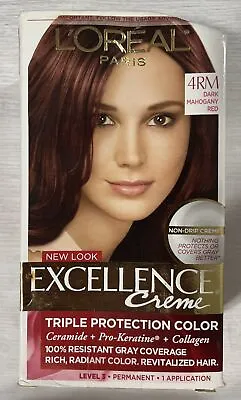 L'Oreal Excellence Creme Permanent Hair Color 4RM Dark Mahogany Red • $14.99