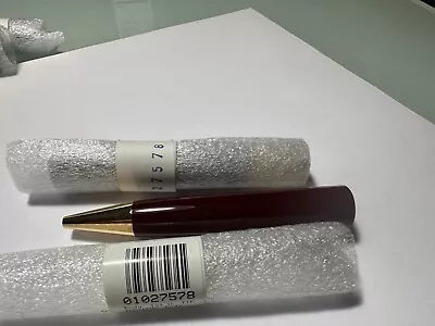 New Montblanc Meisterstuck Ballpoint Pen Body Bordeaux Burgundy Gold 161 • $75