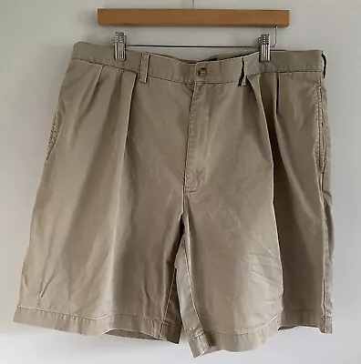 POLO Ralph Lauren Beige Tyler Short Chino Cotton Shorts Size 40 Summer Beach Etc • £28