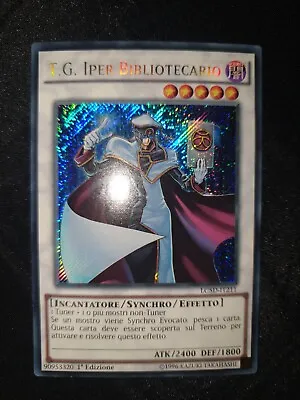 Yugioh T.G. HYPER LIBRARIAN LC5D Secret Rare TENGU Hyper Librarian Format • $45.81