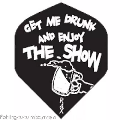£1.49 • Buy Get Me Drunk And Enjoy The Show Strong Dart Flights
