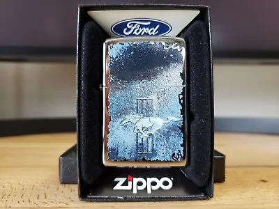 Zippo 250 High Polish Chrome Lighter Ford Mustang Nov 2018 • $29.95