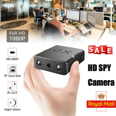 1080P Mini Hidden Spy Camera HD Micro Security Cam Night Vision Motion DV DVR UK • £10.24
