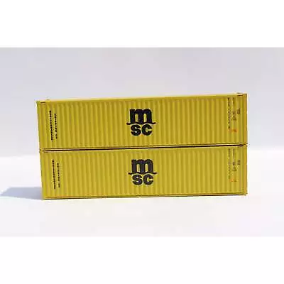 Jacksonville Terminal Company N MSC 40' High Cube Container • $24.95