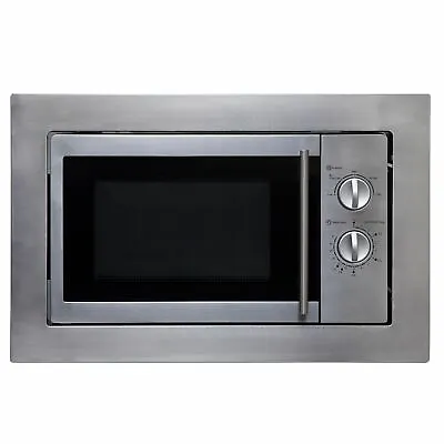 SIA Integrated Microwave Oven 20L Stainless Steel Built In - BIM10SS • £99.99