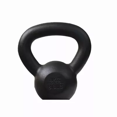 4kg Kettlebell Weights Cast Iron Powder Coated Kettle Bell Strength Training • $24.99