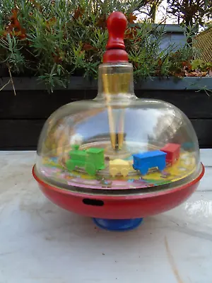 Vintage Rare Toy Train Spinner By Chad Valley Working Lovely Item • £245