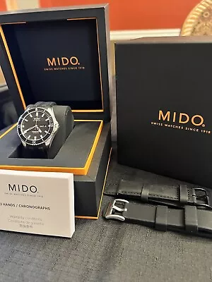 Mido Ocean Star 200 Black Dial Rubber Strap Men's Watch M026.430.17.051.00 • $312