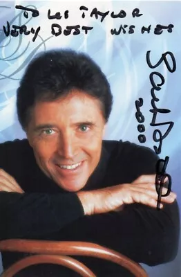 Sacha Distel Autograph - Raindrops Keep Falling On My Head - Signed 6x4 Postcard • £4.99