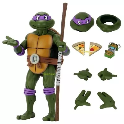 NECA 1:4 Scale Giant Turtle TMNT Cartoon Action Figure Donatello NEW IN STOCK • £159.99