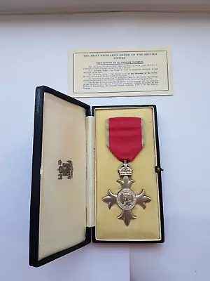 £107 • Buy Most Excellent Order Of The British Empire Medal,mbe,royal Mint Case