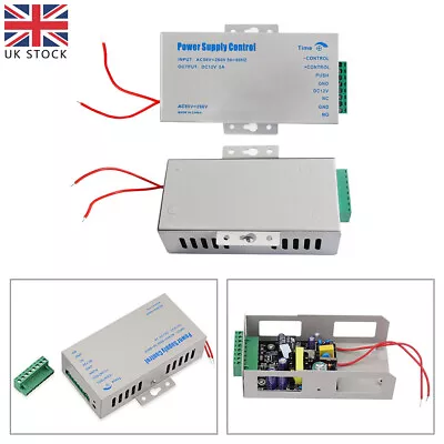 12V 5A Door Access Control Power Supply For RFID Reader Keypad Magnetic Lock • £16.99