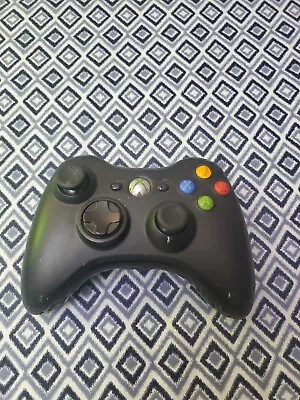 Official Microsoft Xbox 360 Black Wireless Controller Works • $22.64