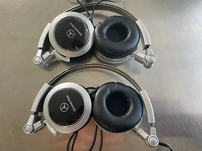 2007 2008 GL450 GL550 MERCEDES ENTERTAINMENT 3.5mm JACK WIRED PAIR OF HEADPHONES • $129.95