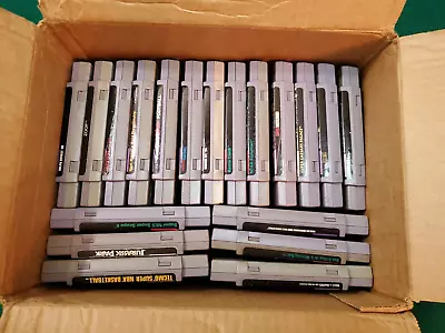 Super Nintendo SNES Game Lot-Bundle | 19 Games | Box Carts Video Games • $46