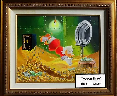 (After) Carl BARKS ART  Tycoon Time  Orig FINE ART Painting By The CBR Studio • $37500