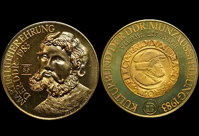 REFORMATION: Medal 1983. EISENACH COIN SHOW - MARTIN LUTHER - 500th BIRTHDAY. • $29.50