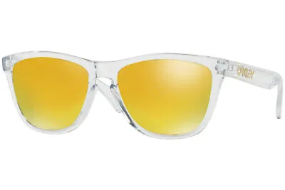 Oakley Sunglasses  FROGSKINS Crystal Clear W/24K Iridium OO9013-A4 • $178