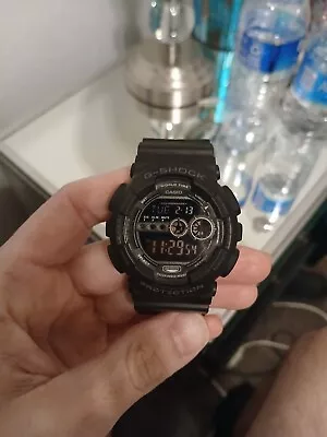 Casio G-Shock Digital Quartz Black Dial World Time GD-100-1BDR 200M Men's Watch • $50