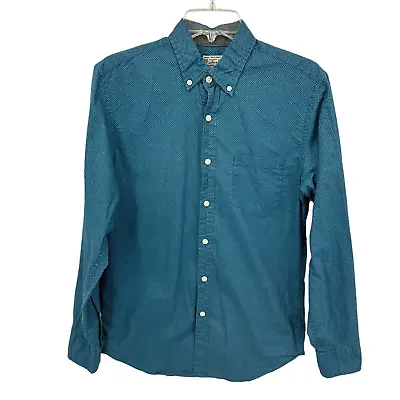 Tailored By J Crew Mens Button Down Long Sleeve Shirt Quality Woven Size Small • $13.99