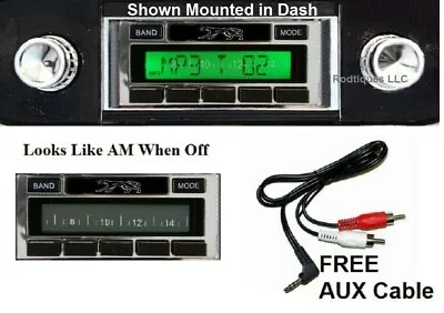 $201 • Buy 1967-1973 Mercury Cougar Radio With Free Aux Cable 230