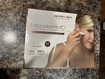 Trophy Skin Microderm MD TSMDD02 Microdermabrasion System White New Sealed • $45