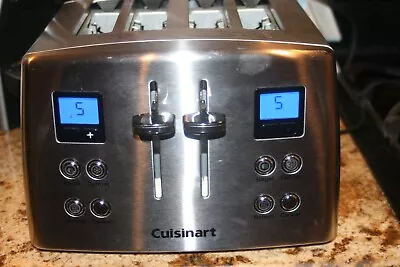 Cuisinart 4-Slice Stainless Steel Digital Toaster • $30