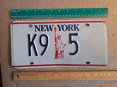 License Plate New York Dog Vanity: K9 Lady Liberty 5 Canine 5 5 Dog Family • $31.44