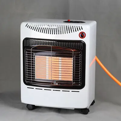 Portable Calor Indoor Heater 4.2kw Movable Butane Gas Cabinet Heating +Regulator • £74.99