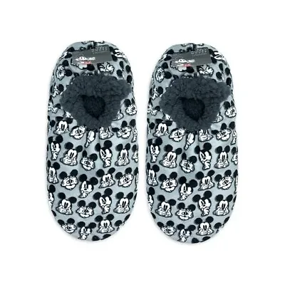 Disney MICKEY MOUSE Cozy Fuzzy Babba Slipper Socks Shoe Size 7.5-9.5 M/L • $7.94