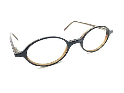 Marchon Vintage M811 962 Black Brown Oval Eyeglasses Frames 45-20 140 Men Women • $99.99