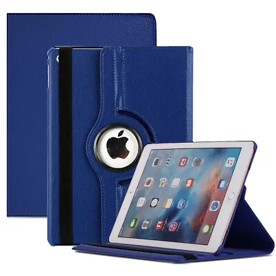 Case For IPad Air 1st 2nd 3rd 4th 5th Generation Leather Flip 360 Rotating Stand • £4.99