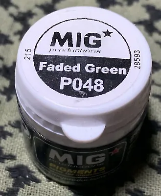 FADED GREEN  P048 Mig Pigments -SEALED FREE USA SHIPPING • $10.94