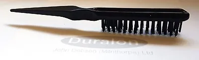 1 X Back Comb Backcombing Duralon UK Hair Brush BLACK Professional Nylon Bristle • £2.59