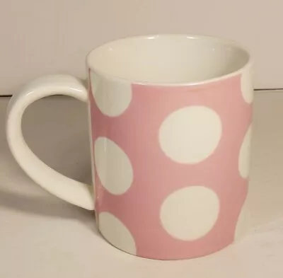 Maxwell & Williams Designer Home Wares Collector's Porcelain Polka Dot Pink Mug • $9.89