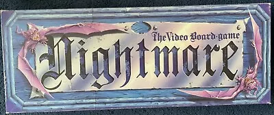 Vintage 1991 NIGHTMARE The Video Board Game VHS Horror Near Complete • $55