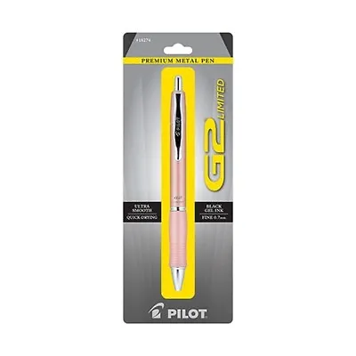 Pilot G2 Limited Premium Metal Refillable Rolling Ball Gel Pen .7mm Rose Gold • $13.45