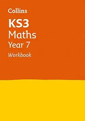 £5.85 • Buy KS3 Maths Year 7 Workbook (Collins KS3 Revision) By Collins KS3 (Paperback 2014)