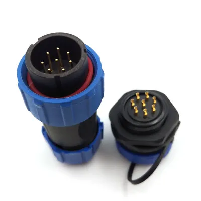SP21 8Pin Automotive Wire Connector Male Plug+Female Socket With Waterproof Cap • $5.53