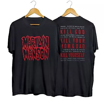 Shirt Manson Unisex Yourself Kill Cotton Marilyn 1994 Vintage Gift Fans Concert • $20.99