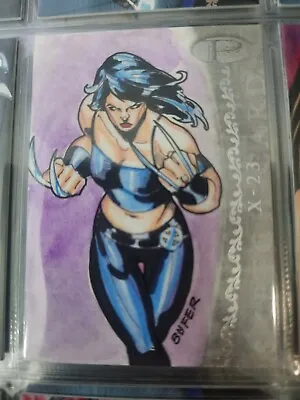 2012 Marvel Premier X-23 Base Sketch Card Bienifer BNFER Flores Artist 1/1 • $495