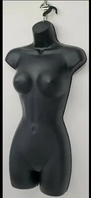 Mannequin Black Hanger Female Full Body Torso Hollow Back Dress Form • $39.99