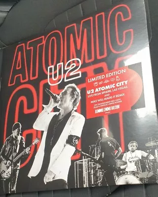 U2 Atomic City Exclusive RSD '24 Red 10  Vinyl With Poster. New And Sealed!. • £0.99